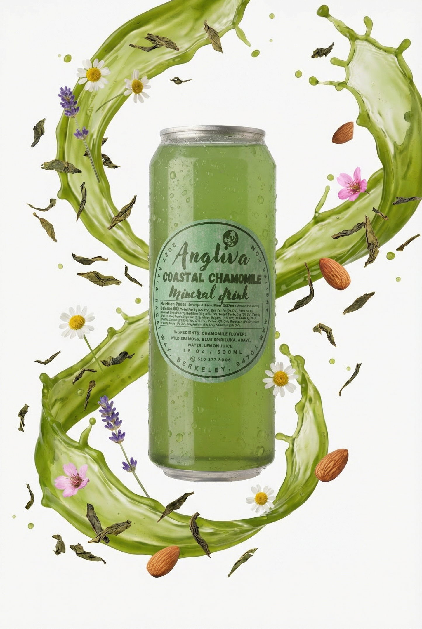 Coastal Chamomile 16oz – Mineral-Rich Herbal Drink